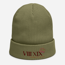 Load image into Gallery viewer, VIII XIX Ribbed Beanie
