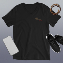 Load image into Gallery viewer, VIII XIX Royal Embroidered V-Neck T-Shirt