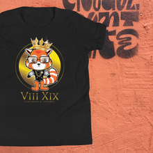 Load image into Gallery viewer, Red Panda Varsity Edition (Black & Silver) (Youth)