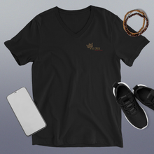 Load image into Gallery viewer, VIII XIX Royal Embroidered V-Neck T-Shirt
