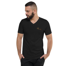 Load image into Gallery viewer, VIII XIX Royal Embroidered V-Neck T-Shirt
